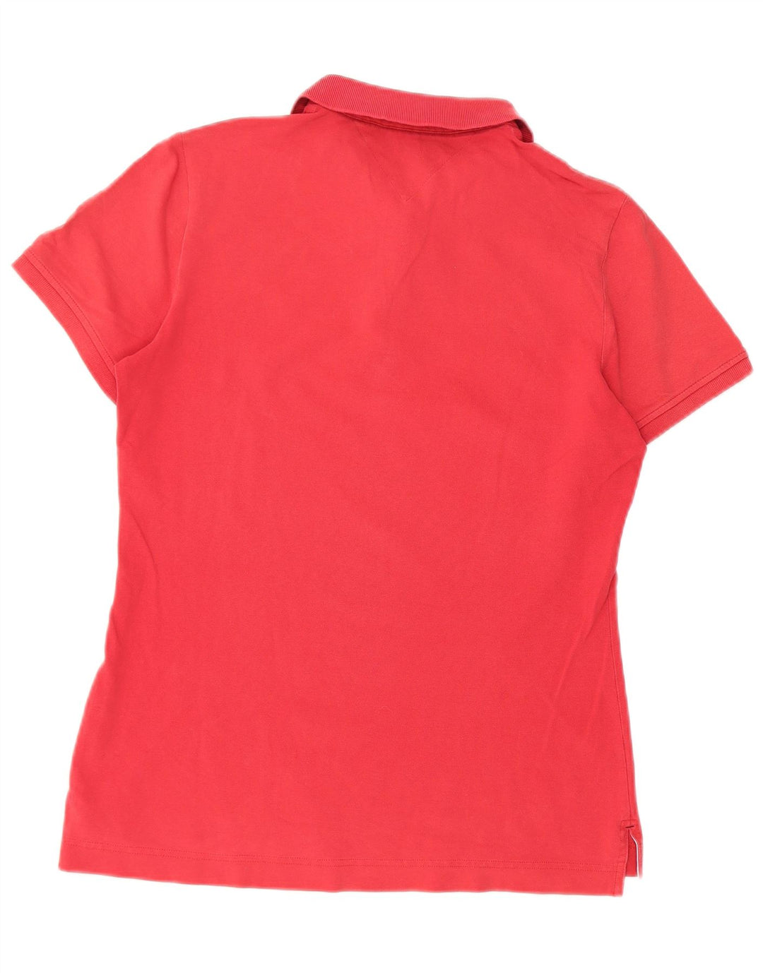 Tommy Hilfiger Womens Polo Shirt UK 14 Large Red
