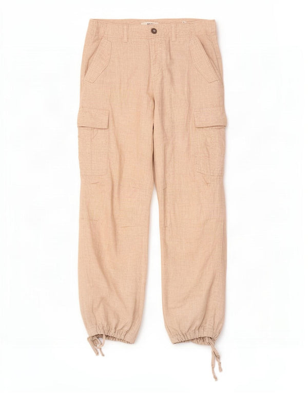 Женские брюки-карго Marks & Spencer для джоггеров UK 12 Medium W30 L29 Бежевые