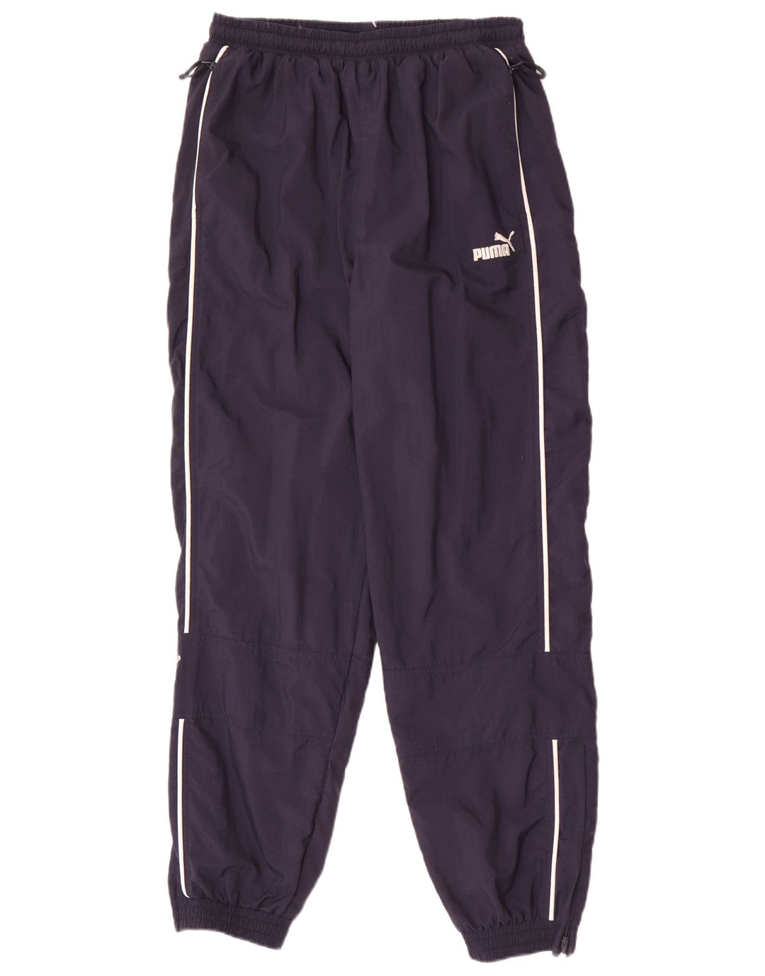 Puma Mens Tracksuit Trousers Joggers Large Navy Blue Nylon
