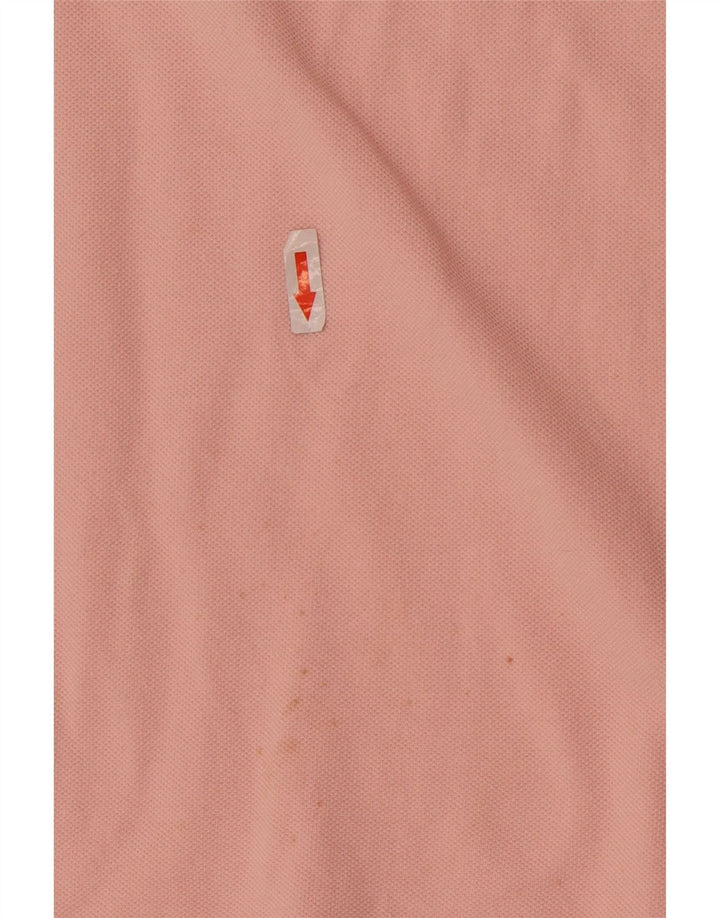 Lacoste Mens Polo Shirt Size 5 Large Pink Cotton