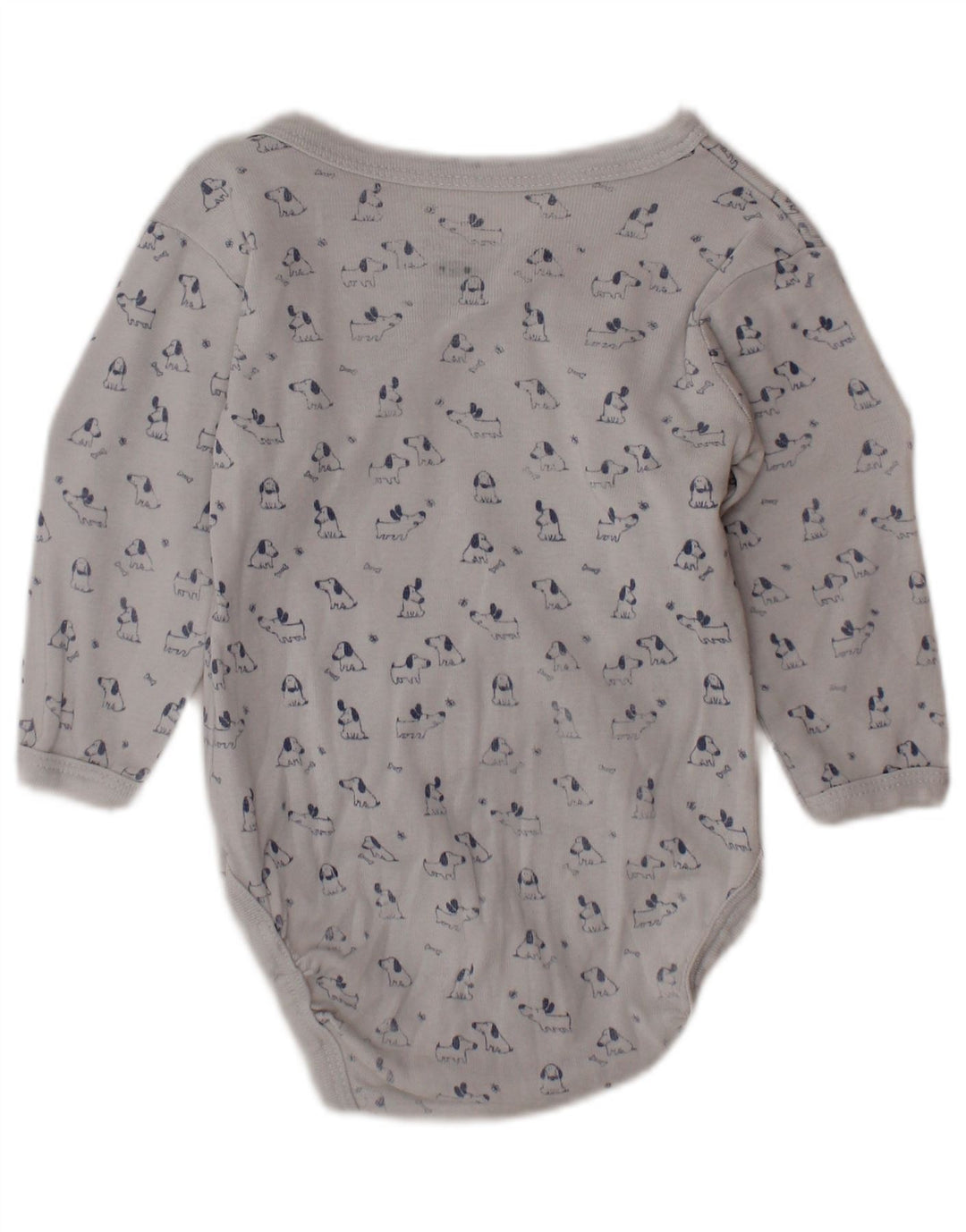 VINTAGE Baby Boys Graphic Bodysuit 0-3 Months White