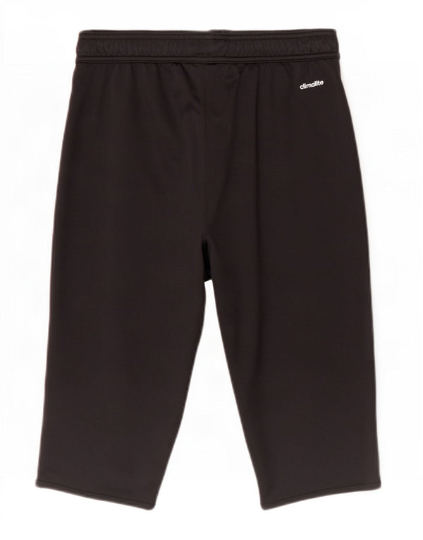 Adidas Damen Climalite Bermuda Sport Shorts UK 10 Small Schwarz Polyester