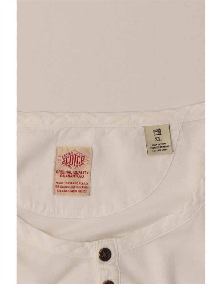 Scotch & Soda Womens Top Long Sleeve UK 18 XL White