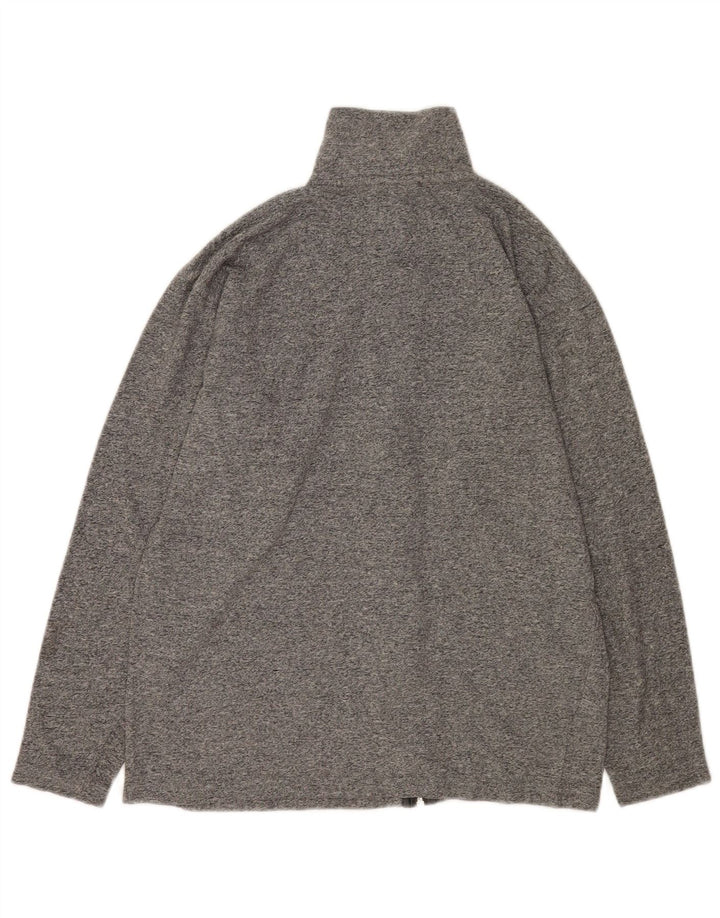 Asics Mens Cardigan Sweater Small Grey