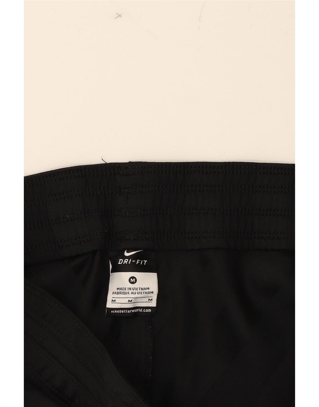 NIKE Womens Dri Fit Sport Shorts UK 12 Medium Black Polyester Vintage Nike and Second-Hand Nike from Messina Hembry 