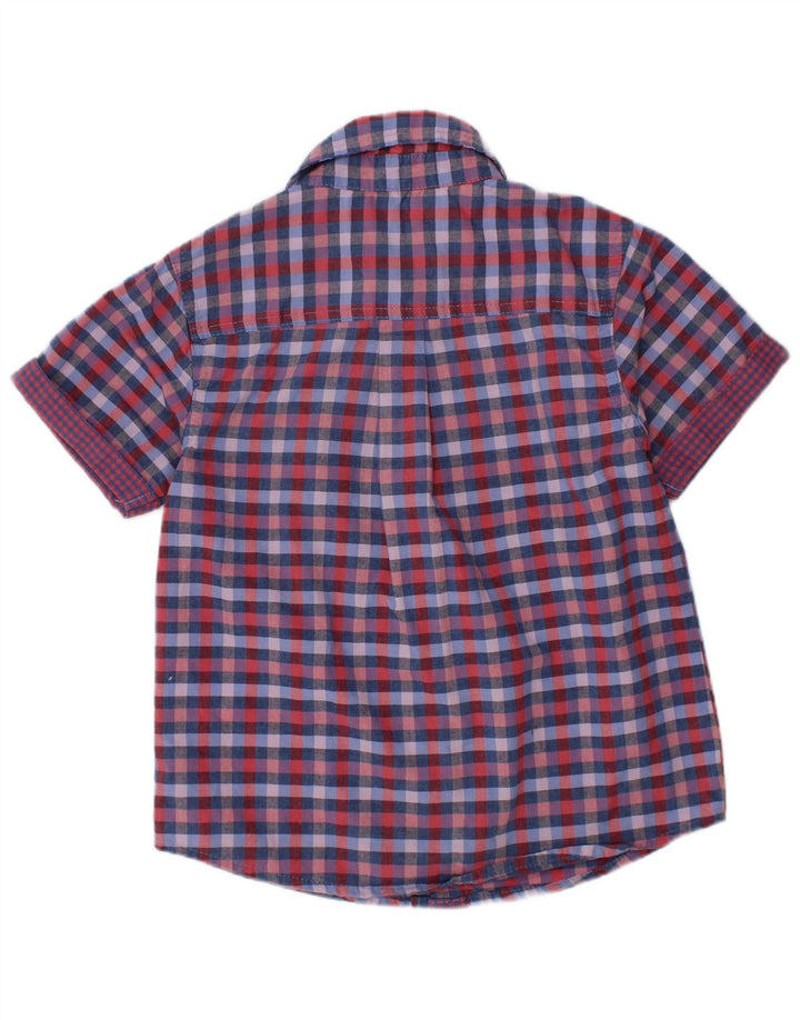 Рубашка с короткими рукавами BEN SHERMAN для мальчиков 3-4 лет, разноцветная клетка