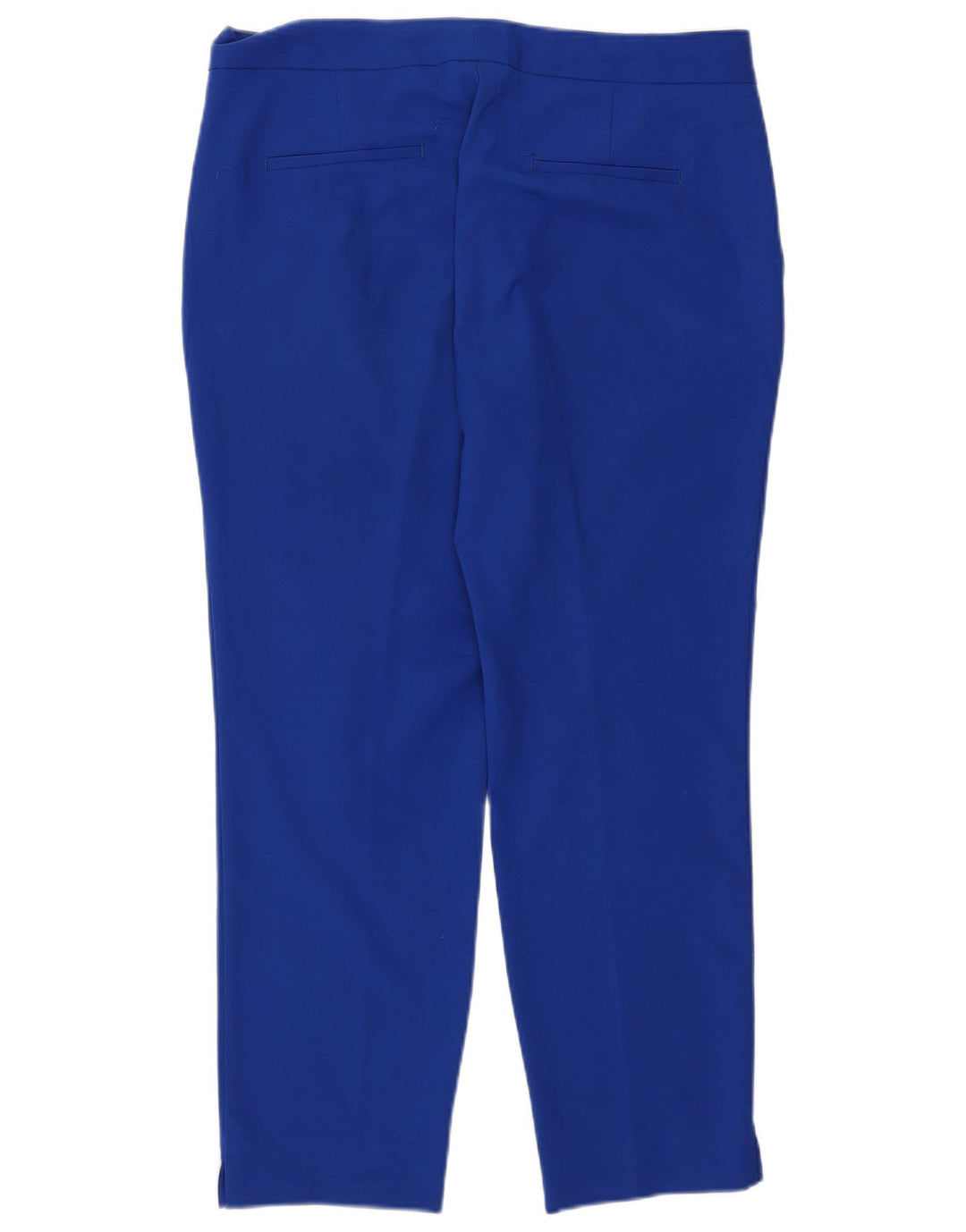 Zara Womens Skinny Cropped Trousers EU 40 Medium W30 L26 Blue Polyester