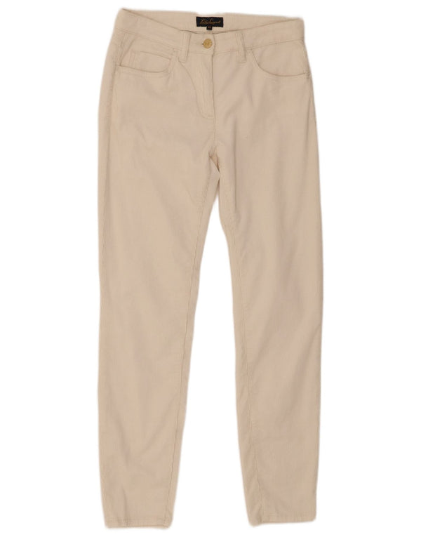 Luisa Spagnoli Womens Slim Corduroy Trousers IT 40 Small W28 L29 White