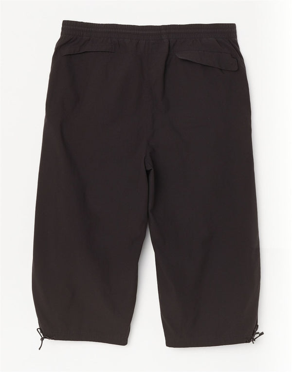 Adidas Mens Capri Tracksuit Trousers Large Black Polyester Sports