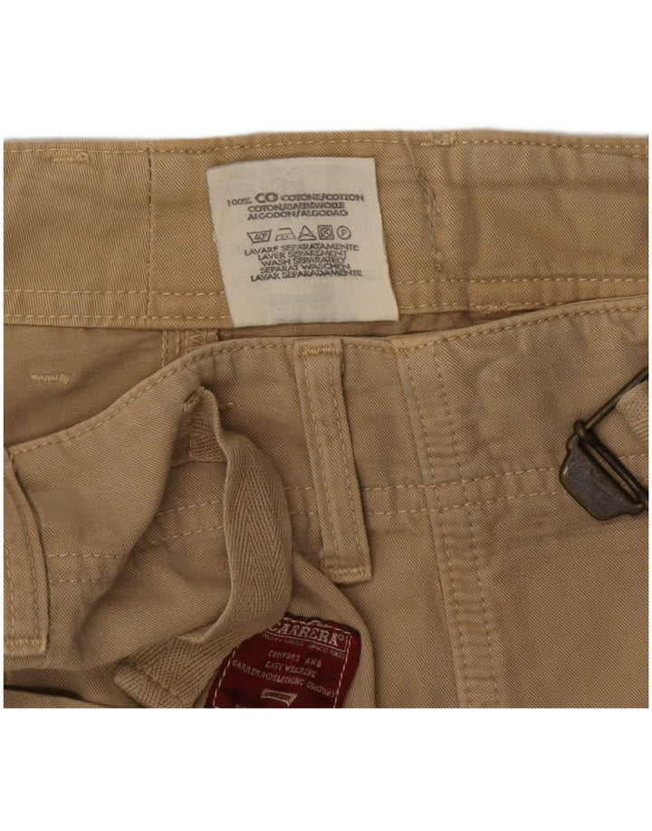 Pantaloncini cargo da uomo Carrera IT 50 Large W34 Cotone Beige