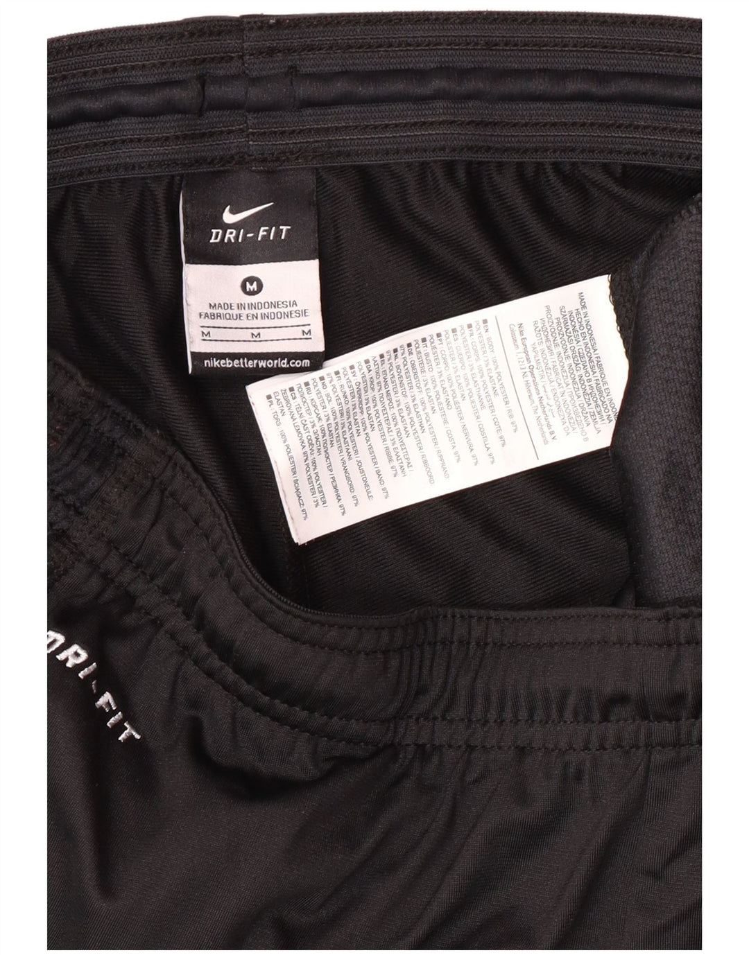 Pantaloncini sportivi Nike Dri Fit Bermuda da uomo, poliestere medio nero