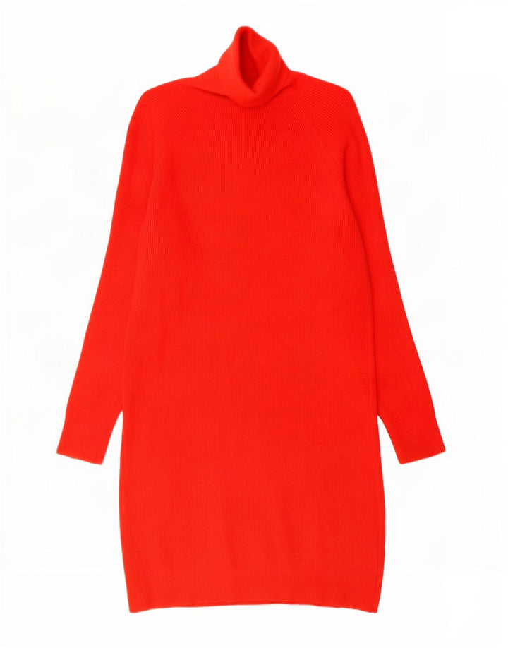 Abito maglione da donna Massimo Dutti UK 14 Lana rossa media