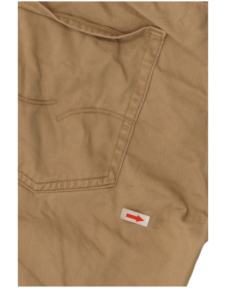 Jack & Jones Mens Casual Shorts Large W36 Beige Cotton