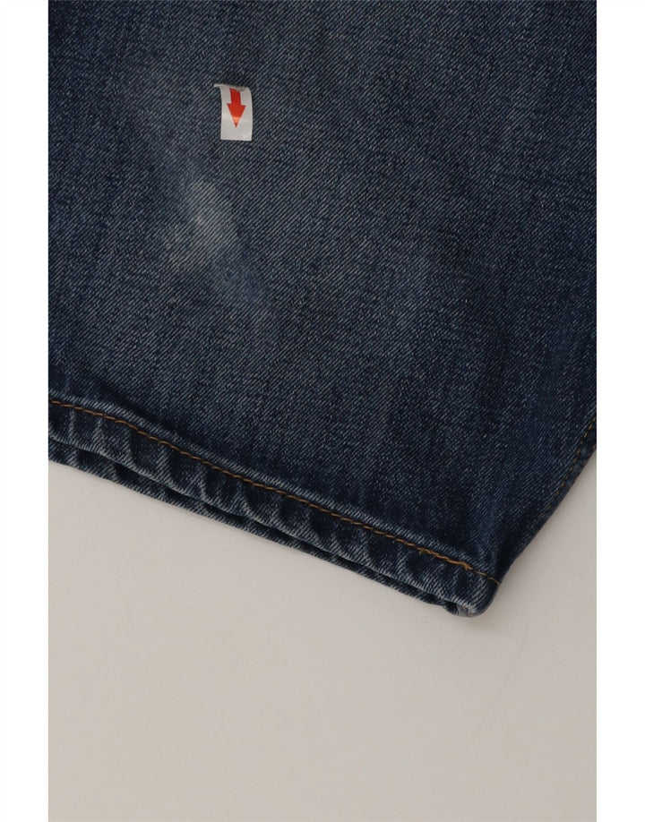 LEVI'S Mens 502 Denim Shorts W30 Medium Blue Cotton