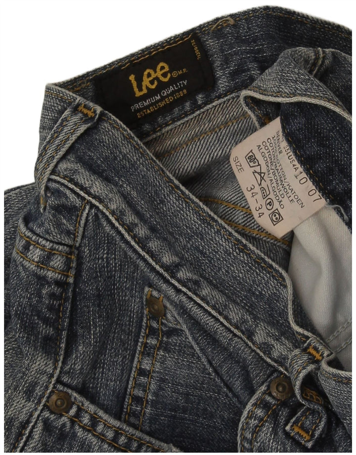 Jeans Lee da uomo Denver Bootcut W34 L34 cotone blu navy