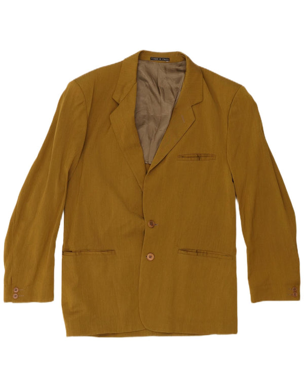 Renato Barbano Veste blazer à 2 boutons pour homme IT 50 Large Kaki