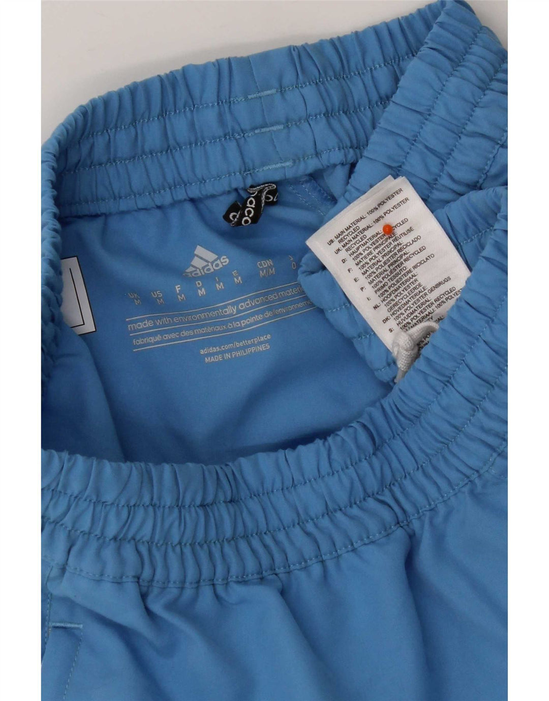 Adidas Mens Climacool Sport Shorts Medium Blue Polyester