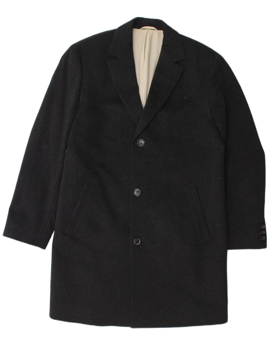 Cappotto da uomo Hugo Boss UK 36 piccolo nero