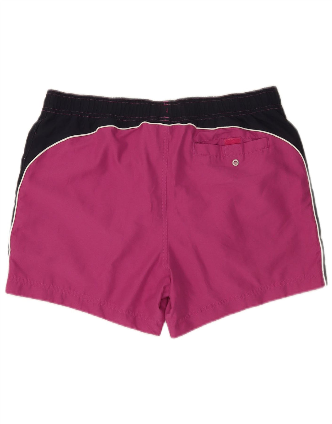 Champion Mens Graphic Swimming Shorts Large Purple Colourblock Polyester