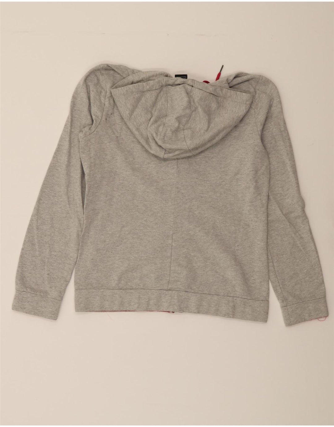 ERREA Womens Graphic Zip Hoodie Sweater UK 18 XL Grey Vintage Errea and Second-Hand Errea from Messina Hembry 