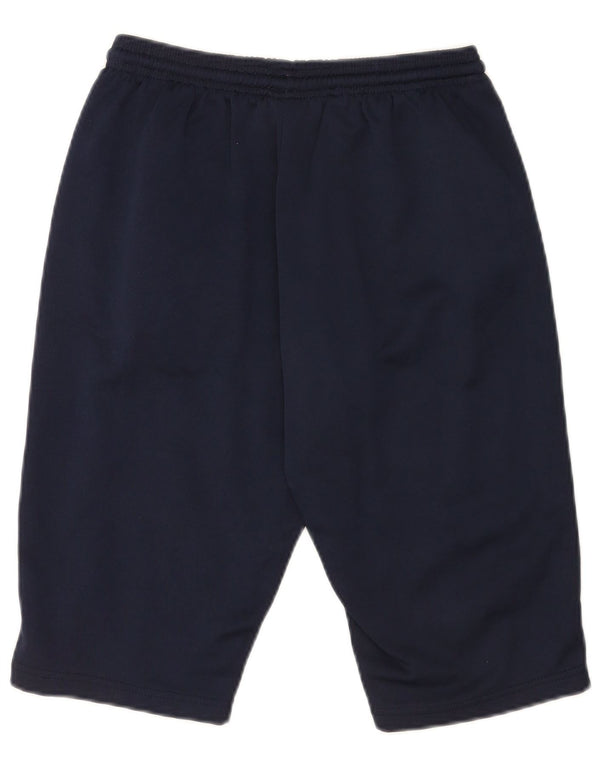 Asics Mens Sport Shorts Large Navy Blue Polyester