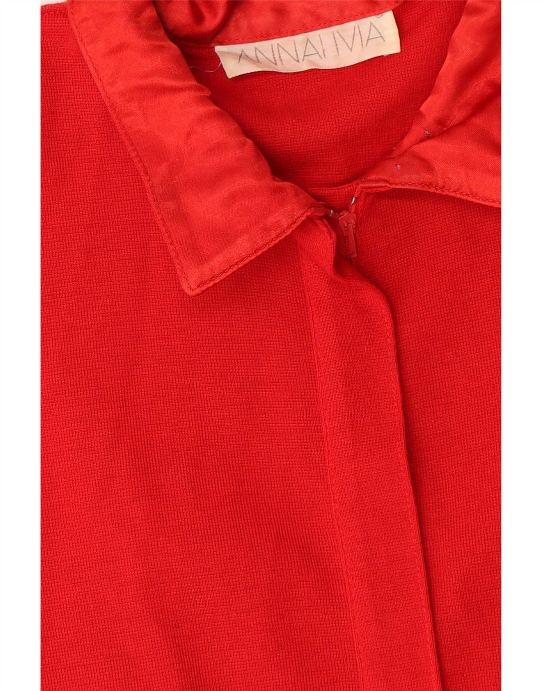 Robe fourreau à manches longues femme vintage UK 14 Rouge moyen