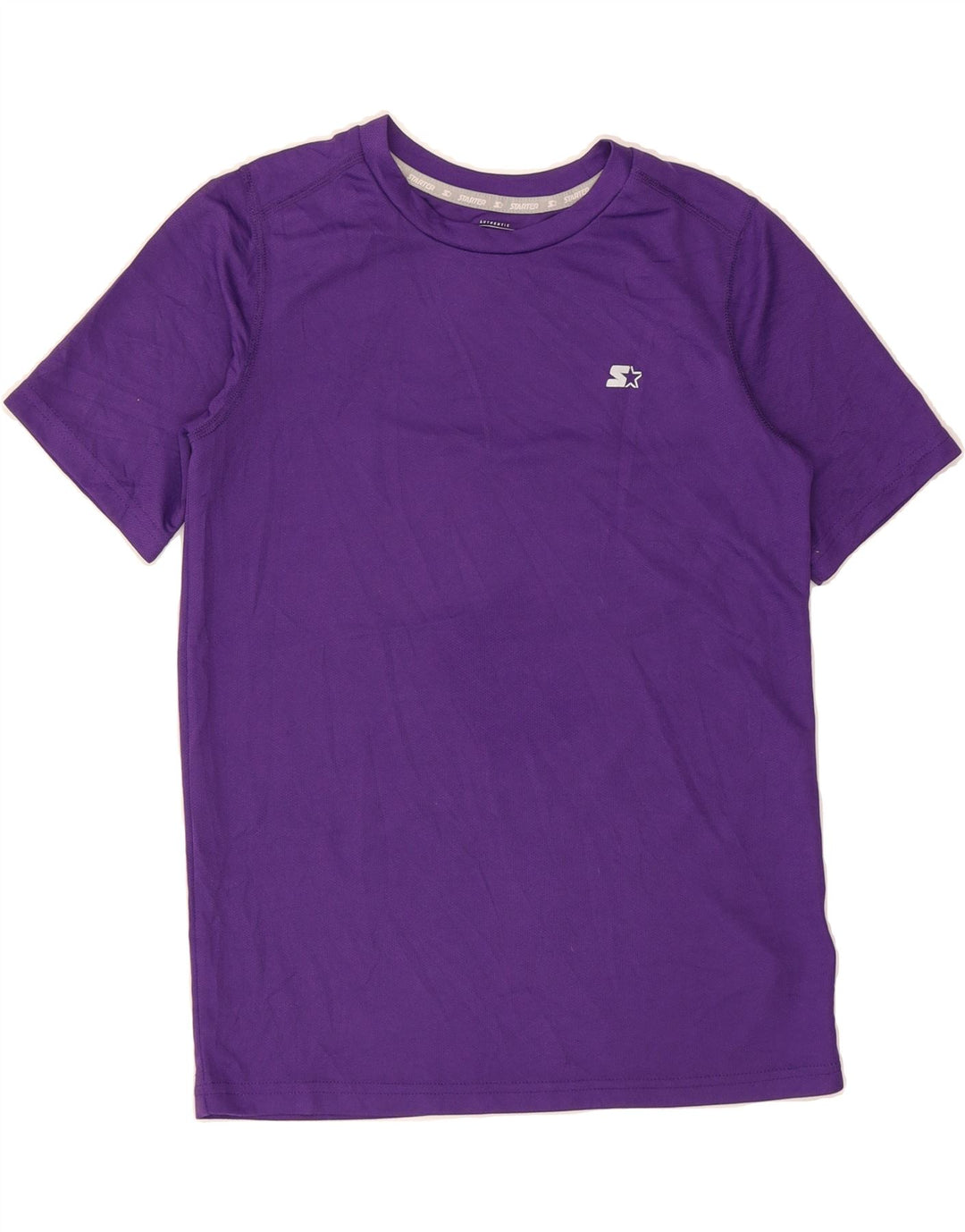 STARTER Boys T-Shirt Top 13-14 Years Large Purple Polyester Vintage Starter and Second-Hand Starter from Messina Hembry 