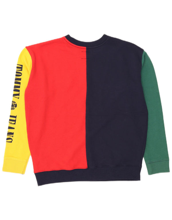 Tommy Hilfiger Sudadera Jumper Medium Multicolor Colourblock Hombre