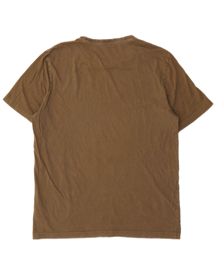 Puma Mens Graphic T-Shirt Top Large Green Cotton