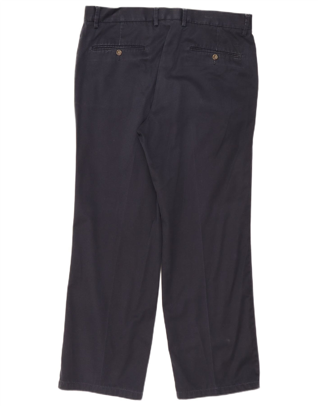 Dockers Mens Straight Chino Trousers W36 L30 Navy Blue