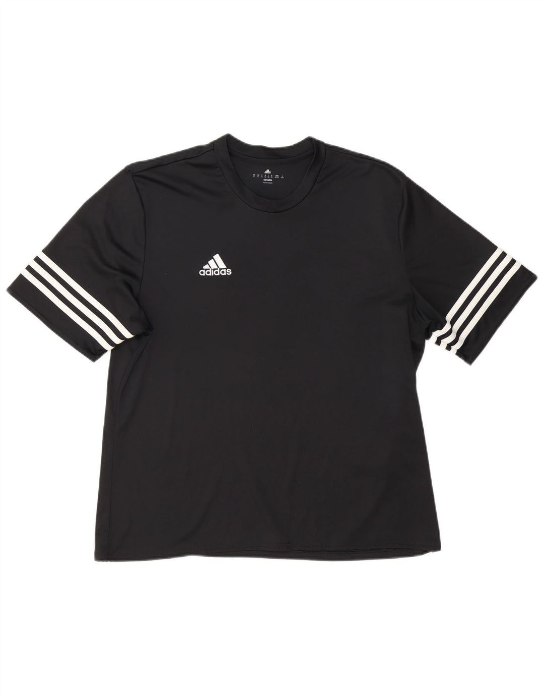 Adidas Mens Climalite T-Shirt Top XL Black