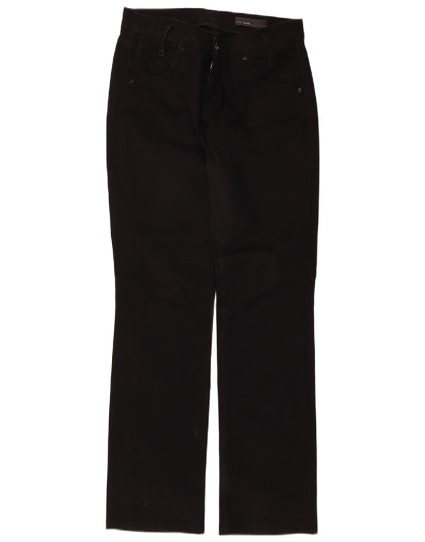 Lee Womens Lynn Straight Casual Παντελόνι W30 L33 Μαύρο βαμβακερό