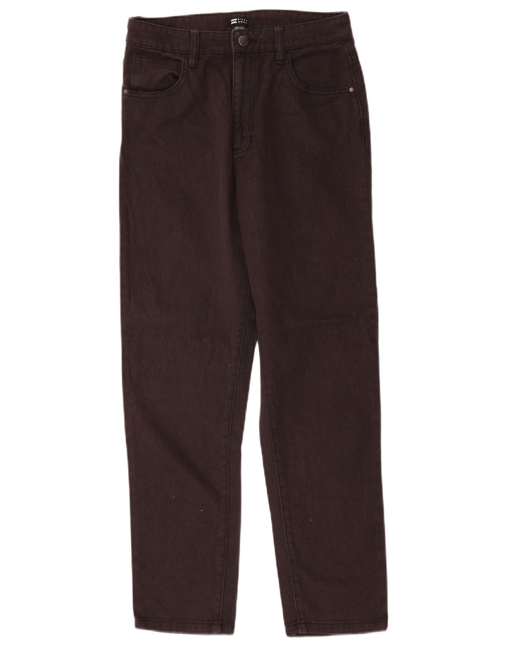 Billabong Womens Straight Jeans W28 L28 Black Cotton
