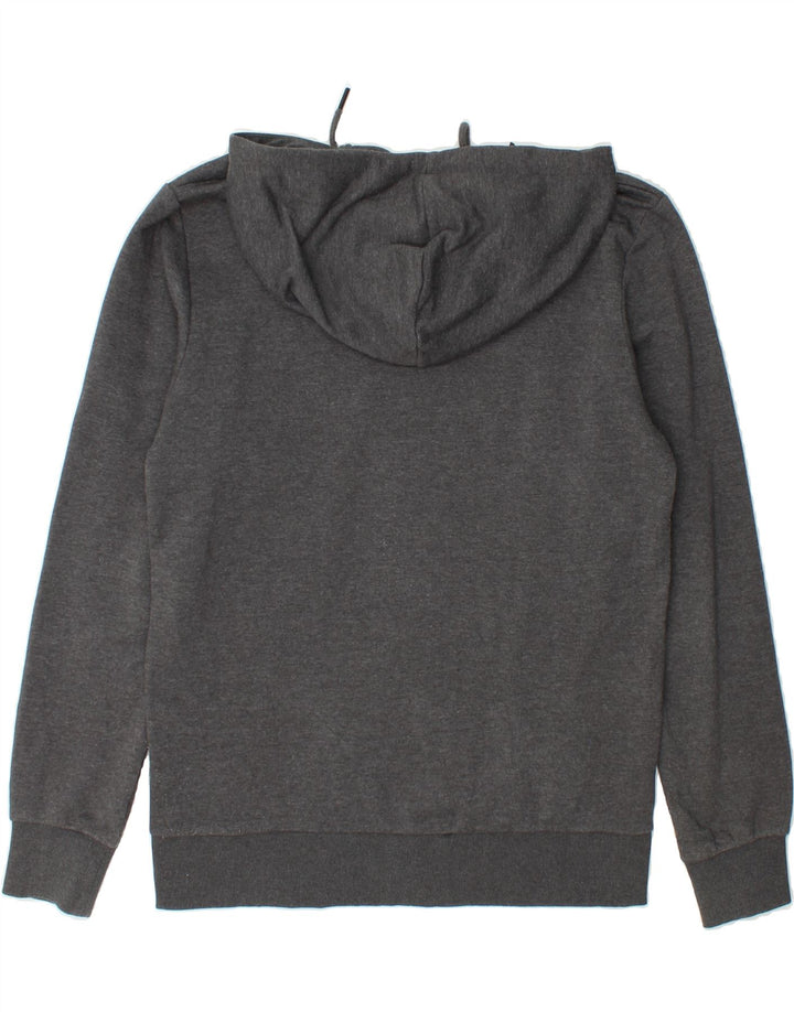 JACK & JONES Mens Core Zip Hoodie Sweater Medium Grey Cotton Vintage Jack & Jones and Second-Hand Jack & Jones from Messina Hembry 