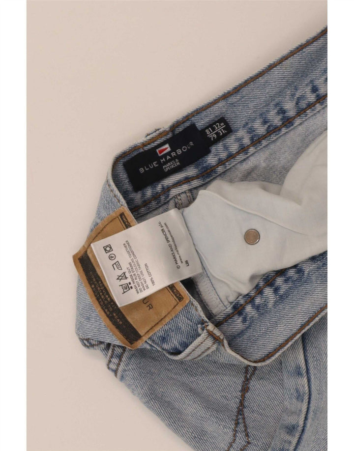 Marks & Spencer Mens Blue Harbour Loose Jeans W32 L31 Cotton