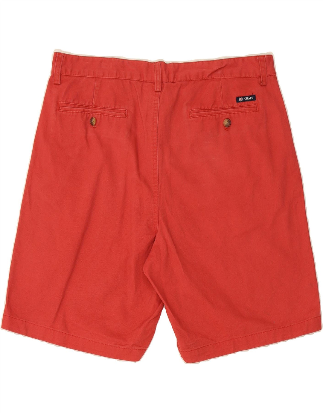 CHAPS Mens Chino Shorts W34 Large  Red Cotton Vintage Chaps and Second-Hand Chaps from Messina Hembry 