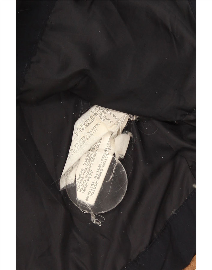 Zara hættejakke til kvinder UK 18 XL marineblå polyester