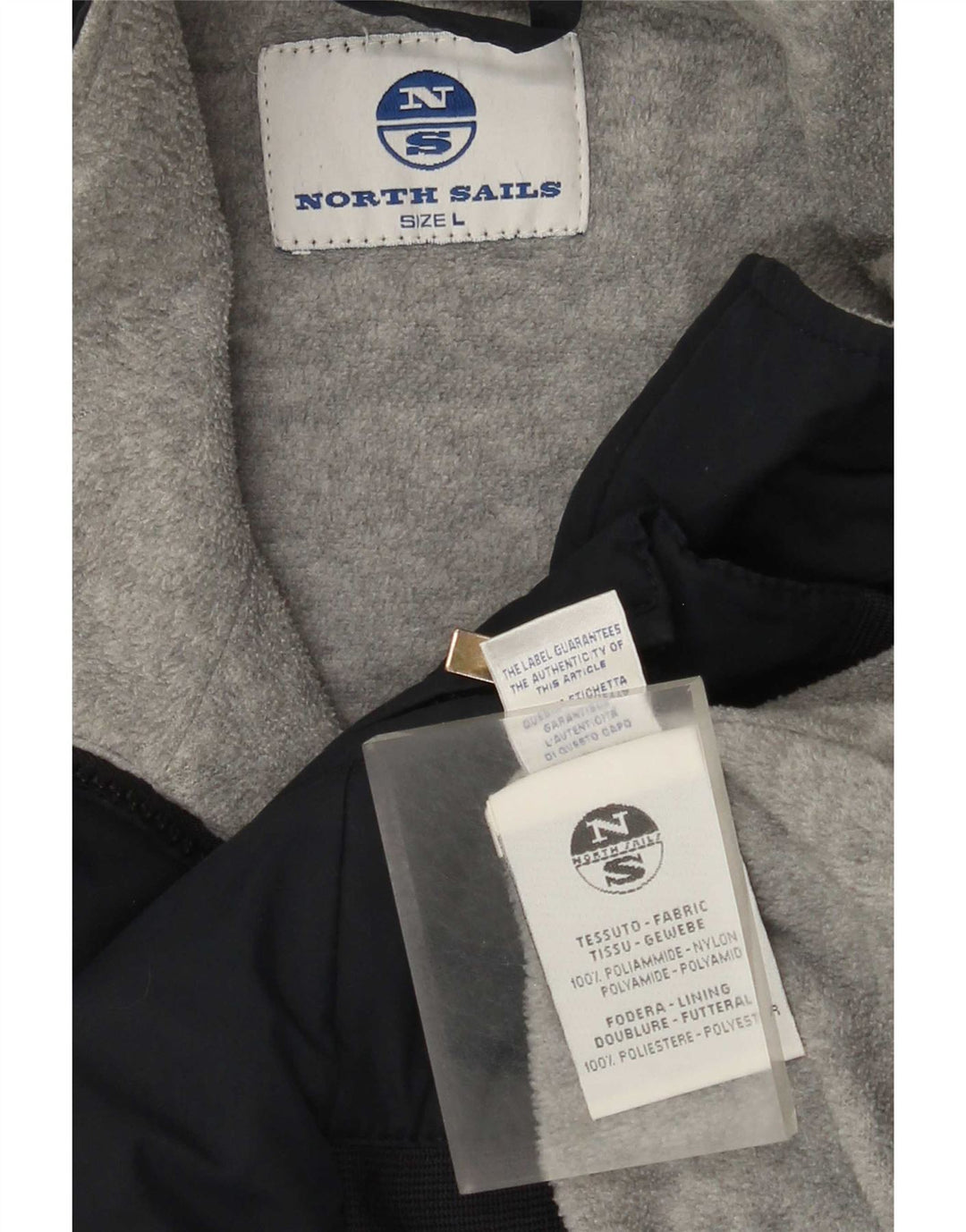 Giubbotto bomber da uomo North Sails UK 40 Large blu navy in poliammide