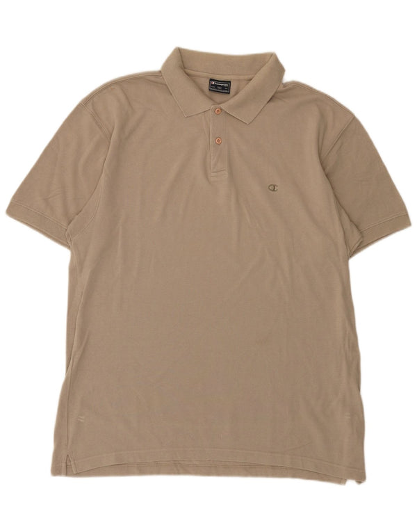 Polo da uomo Champion XL in cotone beige