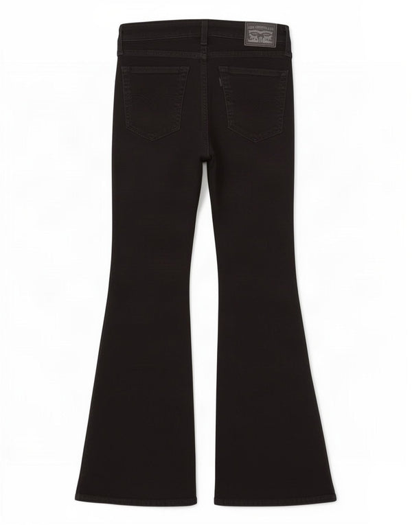 Levi's Damen 726 Flared Jeans W30 L29 Schwarz