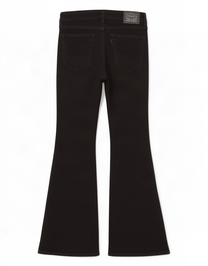 Levi's Damen 726 Flared Jeans W30 L29 Schwarz