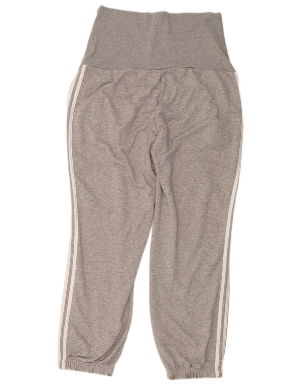 Adidas Womens High Waist Tracksuit Trousers Joggers UK 20/22 XL Grey