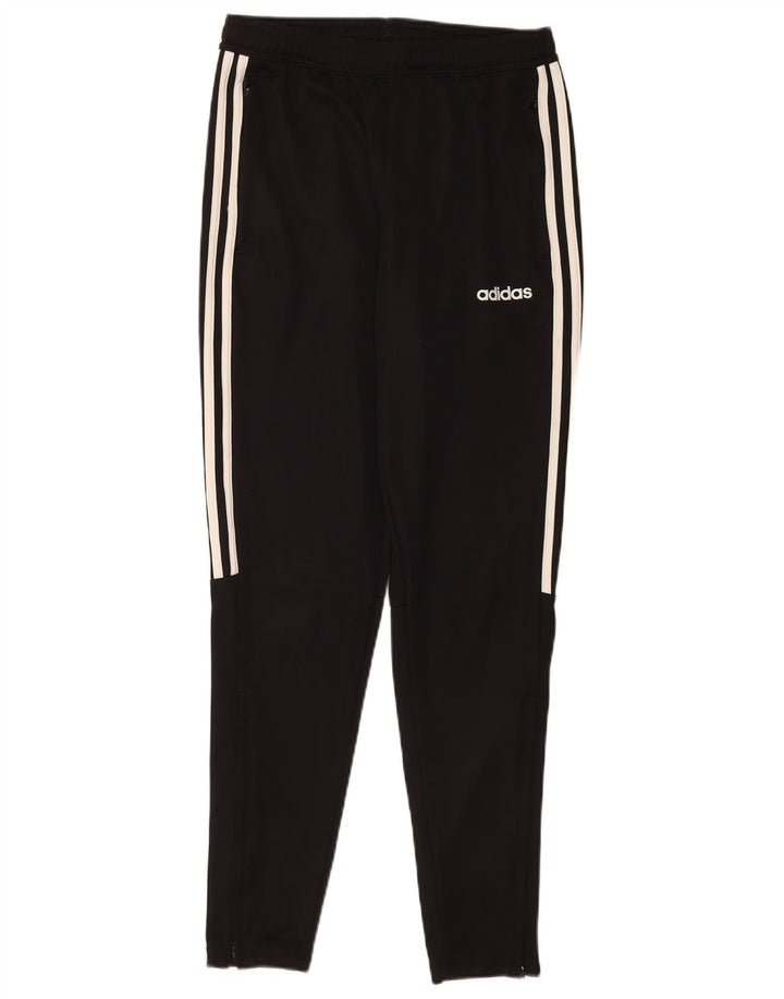 Adidas Mens Aeroready Tracksuit Trousers Small Black Polyester
