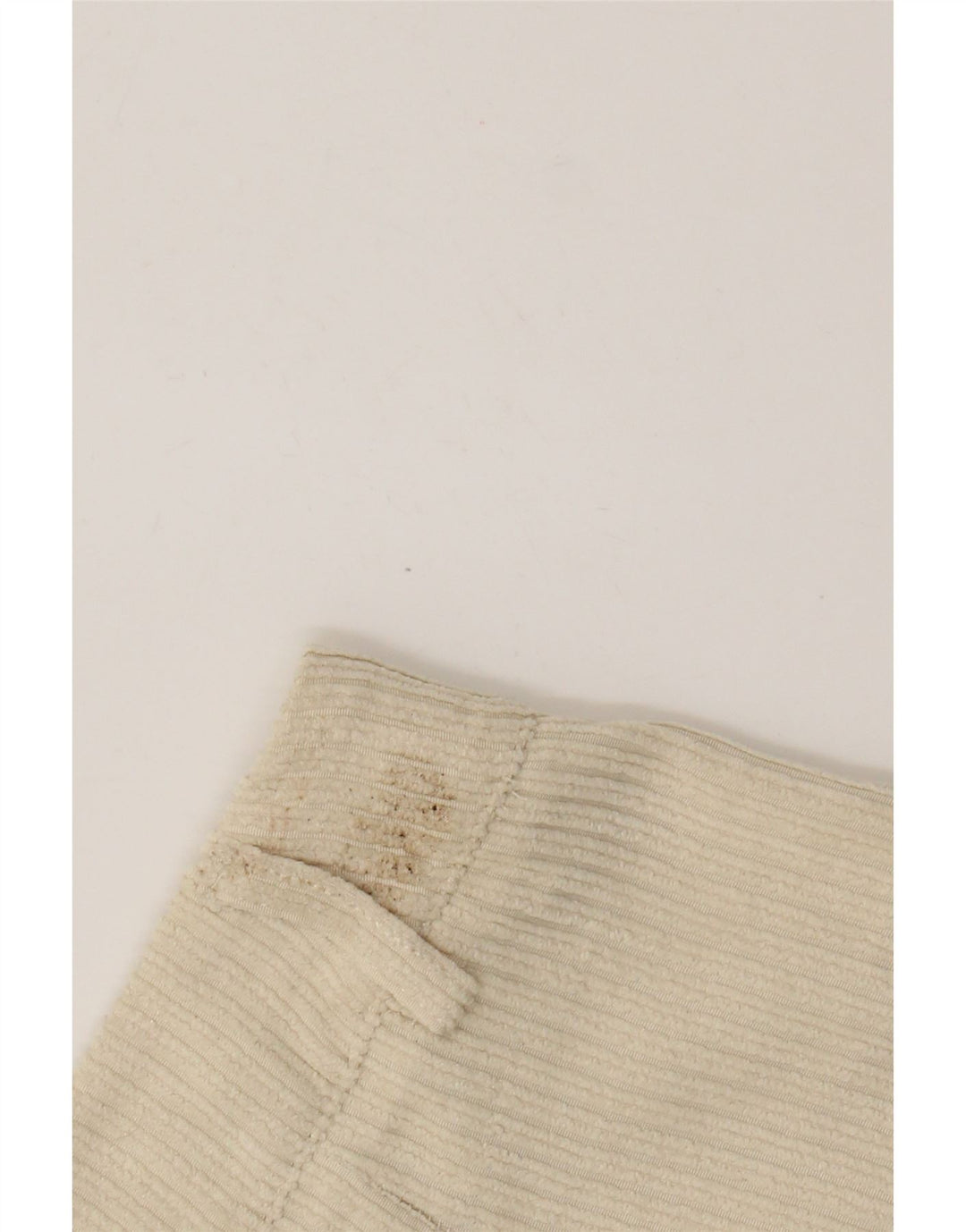 Benetton Womens Corduroy Shorts UK 12 Medium W28  Beige Polyester