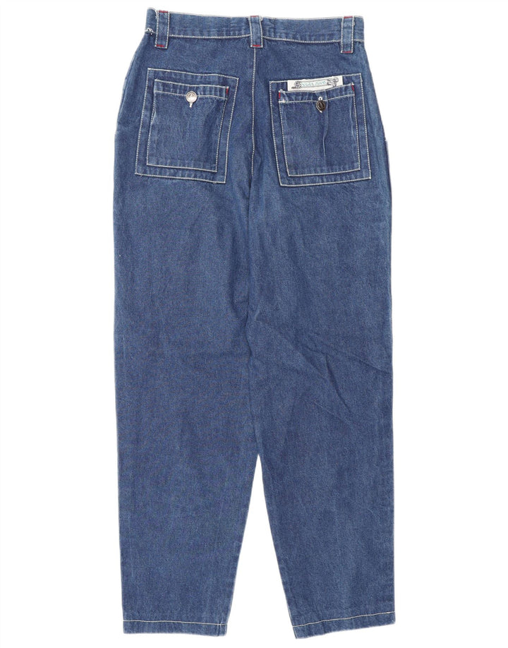 Krizia Womens Tapered Jeans W30 L30 Blue Cotton
