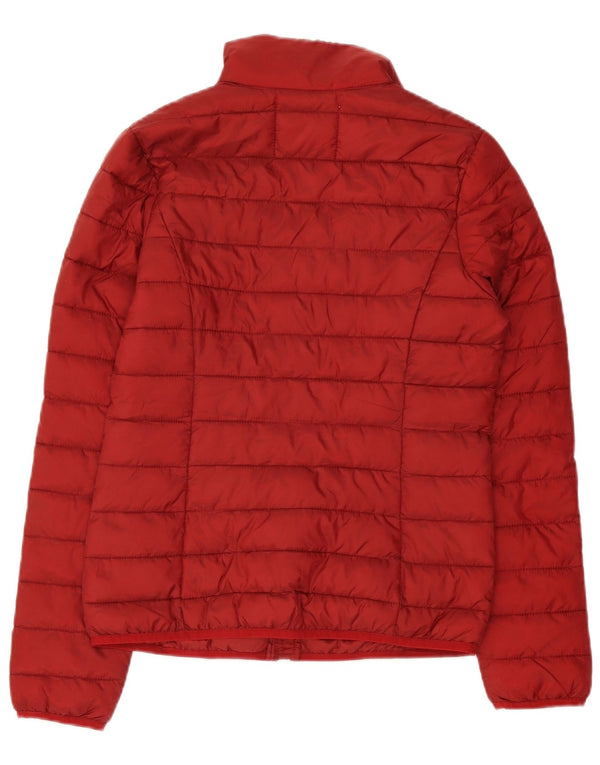 True Religion Γυναικείο μπουφάν με επένδυση UK 10 Small Red Polyester