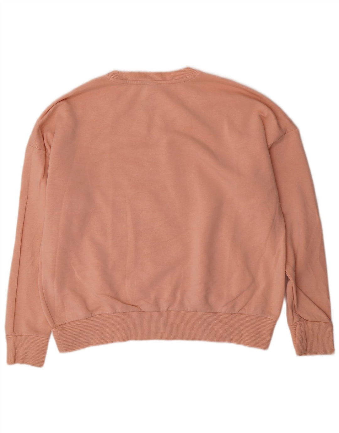 Adidas Womens Graphic Oversized Sweatshirt Jumper UK 12/14 Medium Pink