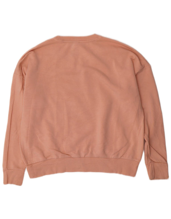 Pulover adidas pentru femei grafic supradimensionat UK 12/14, roz mediu