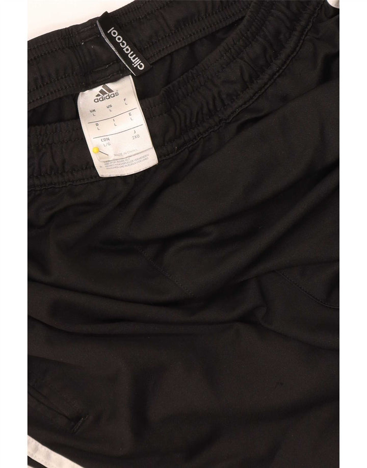 Pantaloncini sportivi Adidas Climacool da uomo grandi in poliestere nero