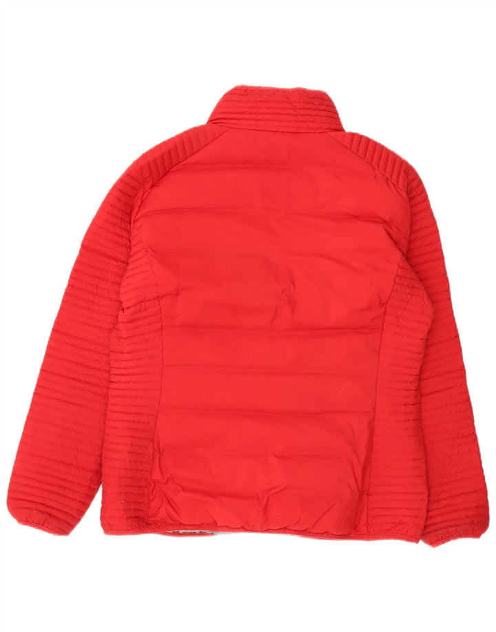 KAPPA polstret jakke til kvinder UK 18 XL Rød Polyester